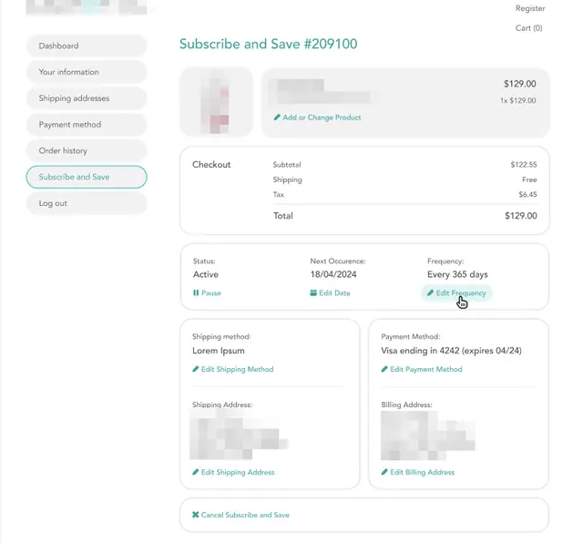Panel subskrypcji z integracją QPilot API i synchronizacją w czasie rzeczywistym — zrzut ekranu 2 z 12
