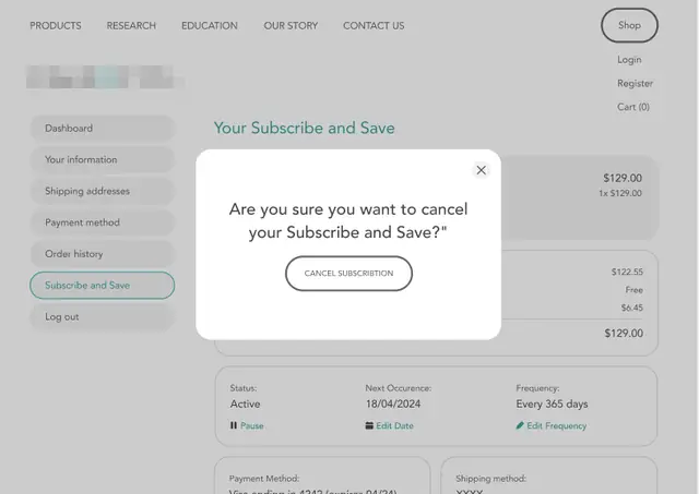 Panel subskrypcji z integracją QPilot API i synchronizacją w czasie rzeczywistym — zrzut ekranu 4 z 12