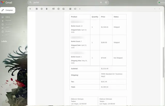 Wykrywanie częściowych wysyłek i powiadomienia klientów w WooCommerce — zrzut ekranu 2 z 6