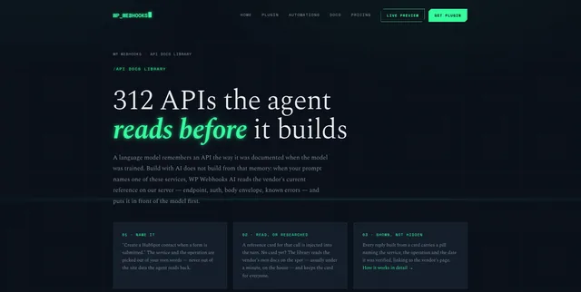 Webhook Actions i wpwebhooks.org — zrzut ekranu 13 z 17