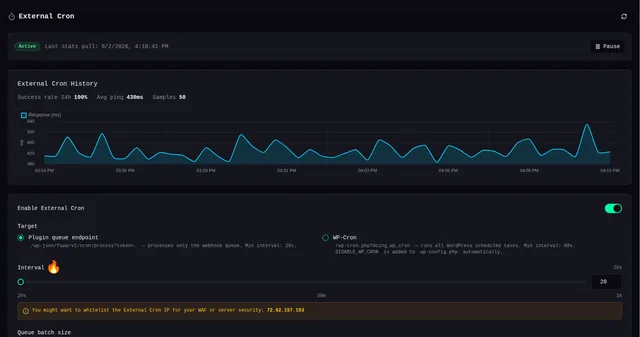 Webhook Actions i wpwebhooks.org — zrzut ekranu 8 z 17